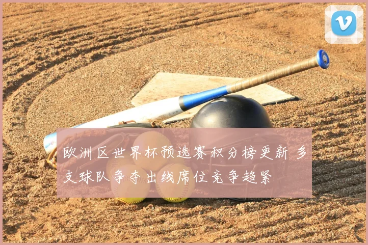 欧洲区世界杯预选赛积分榜更新 多支球队争夺出线席位竞争趋紧